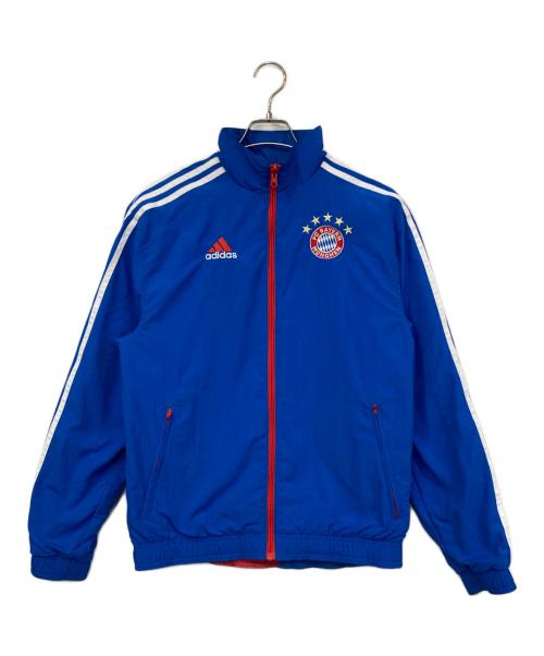 adidas（アディダス）adidas (アディダス) FCバイエルン アンセムジャケット ブルー サイズ:Lの古着・服飾アイテム