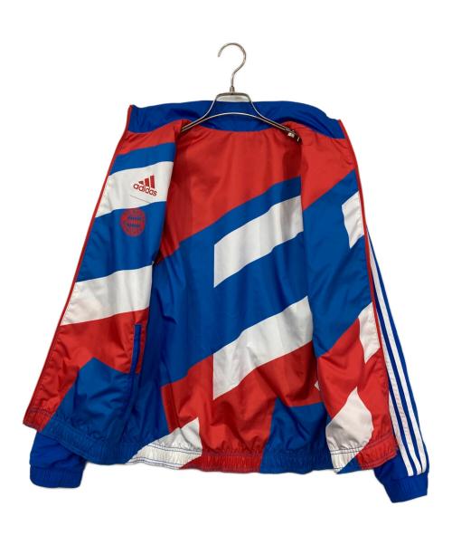 adidas（アディダス）adidas (アディダス) FCバイエルン アンセムジャケット ブルー サイズ:Lの古着・服飾アイテム