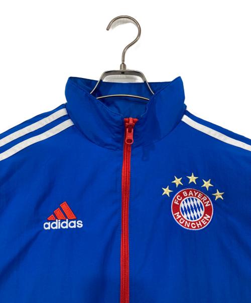 adidas（アディダス）adidas (アディダス) FCバイエルン アンセムジャケット ブルー サイズ:Lの古着・服飾アイテム