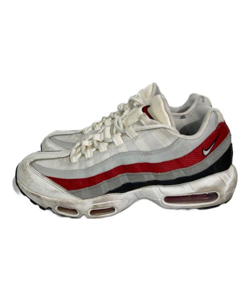 NIKE（ナイキ）NIKE (ナイキ) スニーカー ホワイト×レッド サイズ:27.5の古着・服飾アイテム