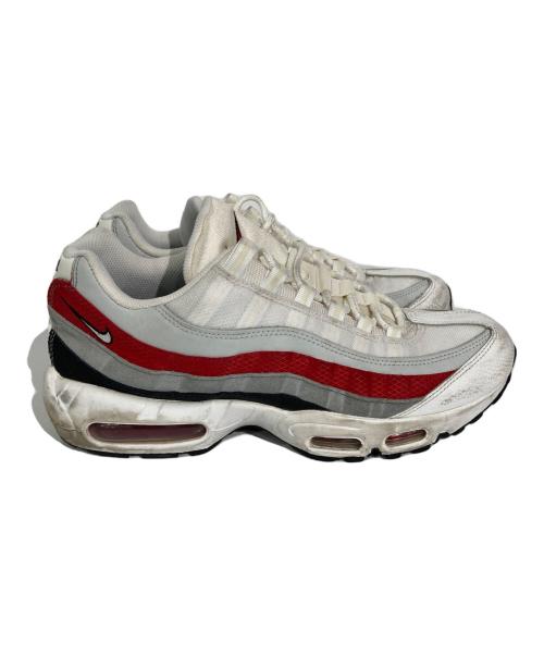 NIKE（ナイキ）NIKE (ナイキ) スニーカー ホワイト×レッド サイズ:27.5の古着・服飾アイテム