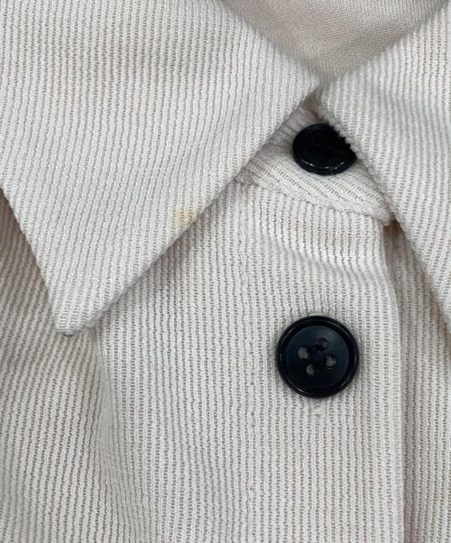 CLANE（クラネ）CLANE (クラネ) POWER SHOULDER POLO TOPS アイボリー サイズ:1の古着・服飾アイテム