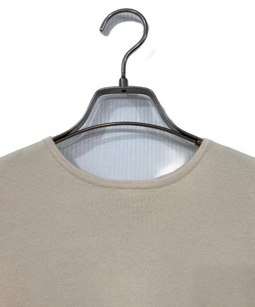 BALLSEY（ボールジィ）BALLSEY (ボールジィ) ファブリックコンビ ノースリーブプルオーバー アイボリー サイズ:36の古着・服飾アイテム