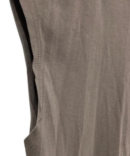 Leilian（レリアン）LEILIAN (レリアン) バックリボンノースリーブワンピース ベージュ サイズ:XLの古着・服飾アイテム