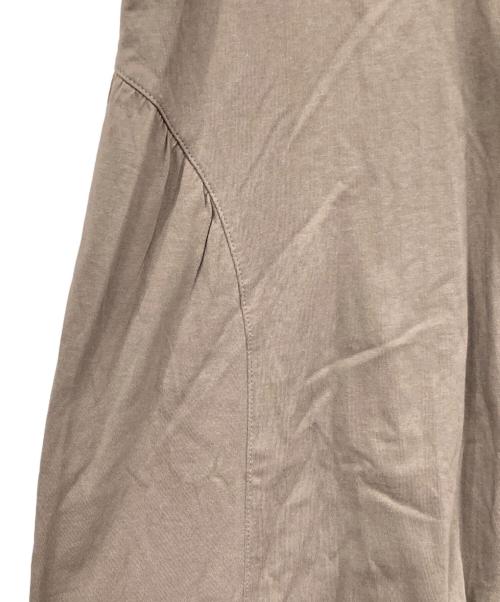 Leilian（レリアン）LEILIAN (レリアン) バックリボンノースリーブワンピース ベージュ サイズ:XLの古着・服飾アイテム