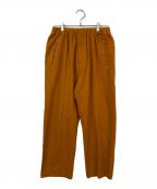 Graphpaperグラフペーパー）の古着「Wool Flannel Easy Pants」｜ブラウン