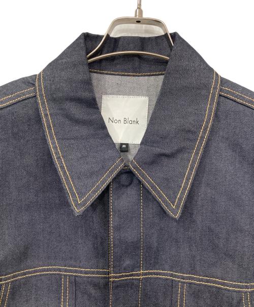 Non Blank（ノンブランク）Non Blank (ノンブランク) ポインテッドカラー デニムジャケット インディゴ サイズ:Mの古着・服飾アイテム