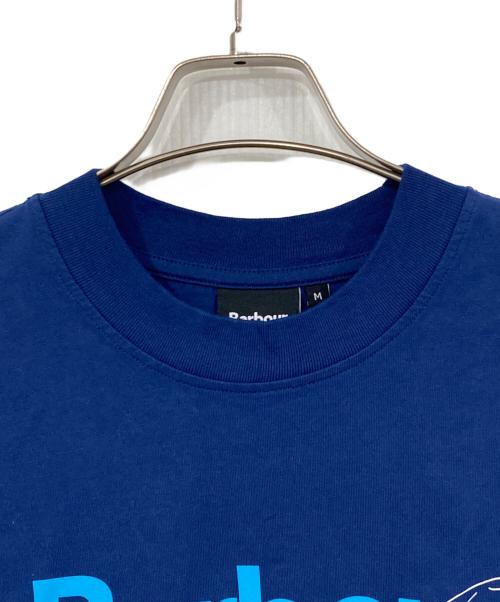 Barbour（バブアー）Barbour (バブアー) バブアーキャットプリントTシャツ ブルー サイズ:Mの古着・服飾アイテム