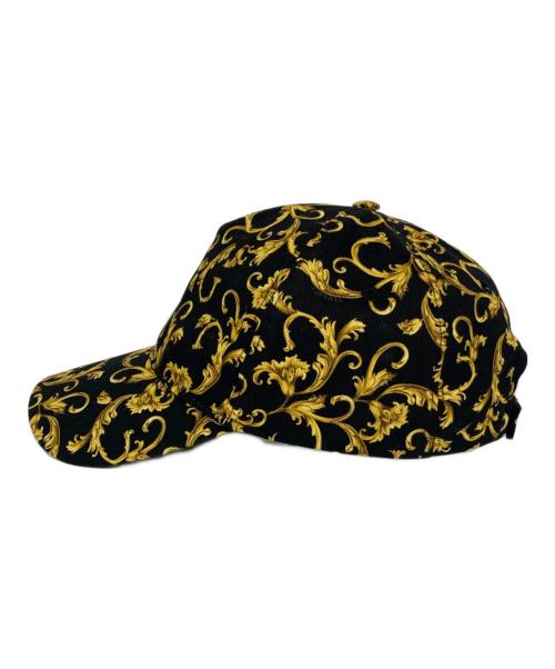 VERSACE（ヴェルサーチ）VERSACE (ヴェルサーチ) バロックプリントキャップ ブラック サイズ:59の古着・服飾アイテム