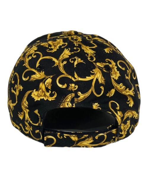 VERSACE（ヴェルサーチ）VERSACE (ヴェルサーチ) バロックプリントキャップ ブラック サイズ:59の古着・服飾アイテム