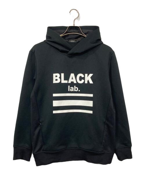 BLACK LABEL CRESTBRIDGE（ブラックレーベル クレストブリッジ）BLACK LABEL CRESTBRIDGE (ブラックレーベル クレストブリッジ) BLACK Lab プルオーバーパーカー ブラック サイズ:Mの古着・服飾アイテム
