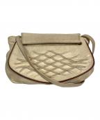 LOEWEロエベ）の古着「レザーショルダーバッグ」｜アイボリー