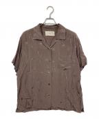 TODAYFULトゥデイフル）の古着「Swallow Satin Shirts」｜ピンク