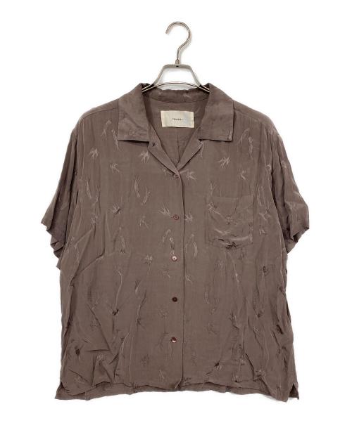 TODAYFUL（トゥデイフル）TODAYFUL (トゥデイフル) Swallow Satin Shirts ピンク サイズ:Fの古着・服飾アイテム