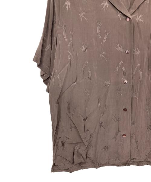 TODAYFUL（トゥデイフル）TODAYFUL (トゥデイフル) Swallow Satin Shirts ピンク サイズ:Fの古着・服飾アイテム