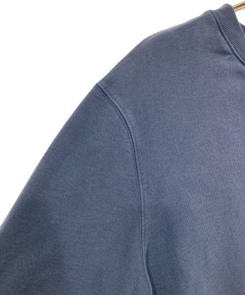 maison kitsune（メゾンキツネ）MAISON KITSUNE (メゾンキツネ) フォックスヘッド パッチ レギュラー スウェットシャツ ネイビー サイズ:Lの古着・服飾アイテム