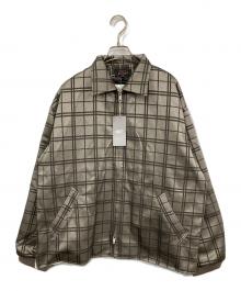 BEAMS PLUS（ビームスプラス）の古着「Grease Jacket Bright Grid」｜ベージュ