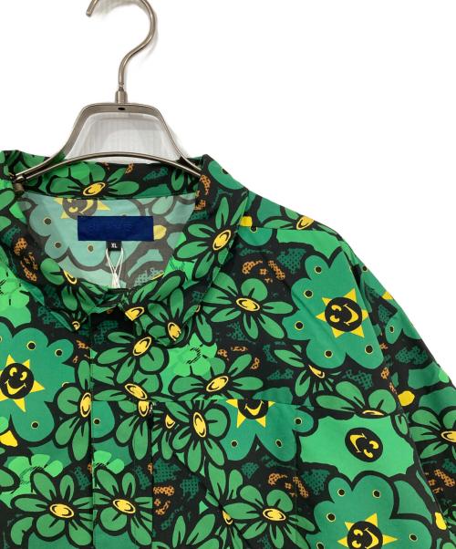 BEAMS T（ビームス ティー）BEAMS T (ビームス ティー) 総柄半袖シャツ グリーン サイズ:XL 未使用品の古着・服飾アイテム