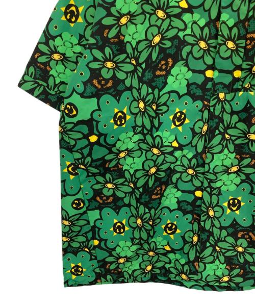 BEAMS T（ビームス ティー）BEAMS T (ビームス ティー) 総柄半袖シャツ グリーン サイズ:XL 未使用品の古着・服飾アイテム