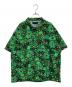 BEAMS T（ビームス ティー）の古着「総柄半袖シャツ」｜グリーン