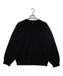 DESCENTE ALLTERRAIN（デザイント オルテライン）の古着「オルテライン I/O ニットセーター」｜ブラック
