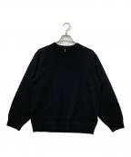 DESCENTE ALLTERRAINデザイント オルテライン）の古着「オルテライン I/O ニットセーター」｜ブラック