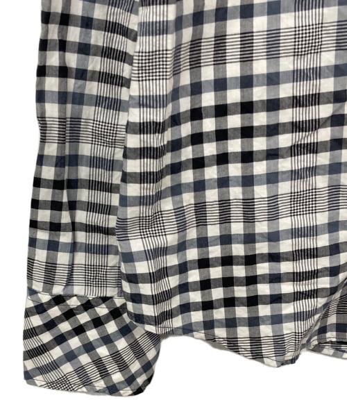 DOLCE & GABBANA（ドルチェ＆ガッバーナ）DOLCE & GABBANA (ドルチェ＆ガッバーナ) SICILIAチェックBDシャツ グレー サイズ:16/41の古着・服飾アイテム