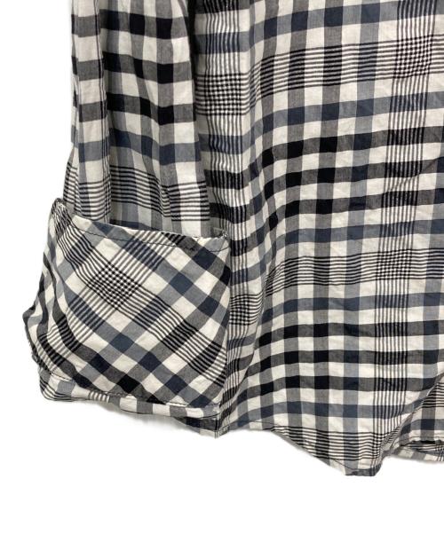 DOLCE & GABBANA（ドルチェ＆ガッバーナ）DOLCE & GABBANA (ドルチェ＆ガッバーナ) SICILIAチェックBDシャツ グレー サイズ:16/41の古着・服飾アイテム