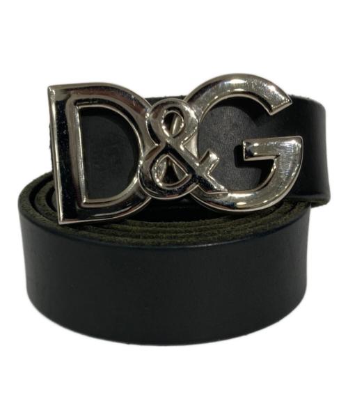 DOLCE & GABBANA（ドルチェ＆ガッバーナ）DOLCE & GABBANA (ドルチェ＆ガッバーナ) DGロゴバックルベルト ブラックの古着・服飾アイテム