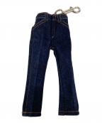 TOGA ARCHIVESトーガアーカイブス）の古着「Mini denim pants key ring SP」｜インディゴ