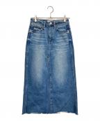 Healthy DENIMヘルシーデニム）の古着「PLUM デニムスカート」｜インディゴ