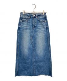 Healthy DENIM（ヘルシーデニム）の古着「PLUM デニムスカート」｜インディゴ