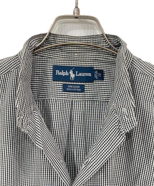 RALPH LAUREN（ラルフローレン）RALPH LAUREN (ラルフローレン) コットンシャツ ブラック サイズ:Mの古着・服飾アイテム