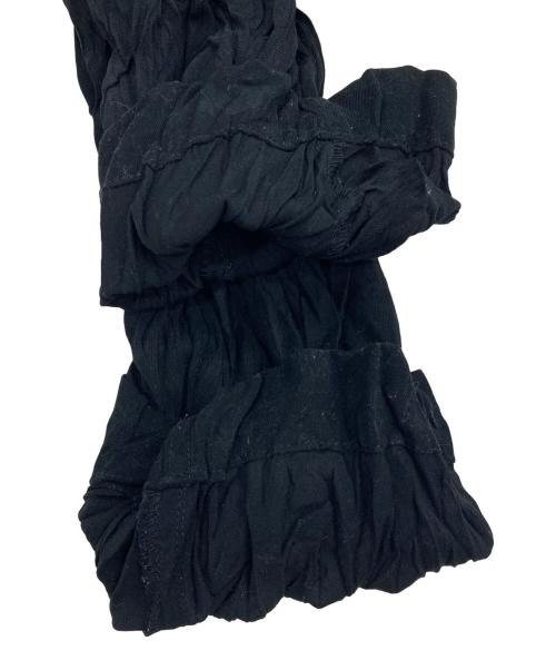 ISSEY MIYAKE（イッセイミヤケ）ISSEY MIYAKE (イッセイミヤケ) シワ加工パンツ ブラック サイズ:Ｓの古着・服飾アイテム