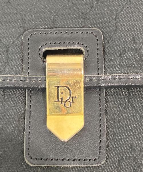Dior（ディオール）Dior (ディオール) ハニカム柄ショルダーバッグ ブラックの古着・服飾アイテム
