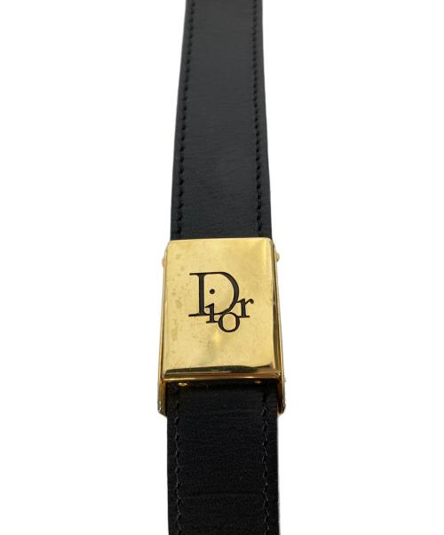 Dior（ディオール）Dior (ディオール) ハニカム柄ショルダーバッグ ブラックの古着・服飾アイテム