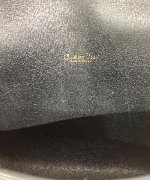 Dior（ディオール）Dior (ディオール) ハニカム柄ショルダーバッグ ブラックの古着・服飾アイテム
