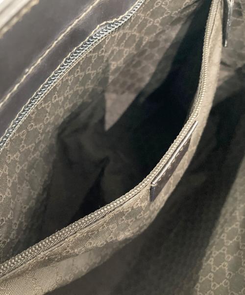 GUCCI（グッチ）GUCCI (グッチ) シェリーラインハンドバッグ ブラウンの古着・服飾アイテム