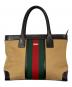 GUCCI（グッチ）の古着「シェリーラインハンドバッグ」｜ブラウン