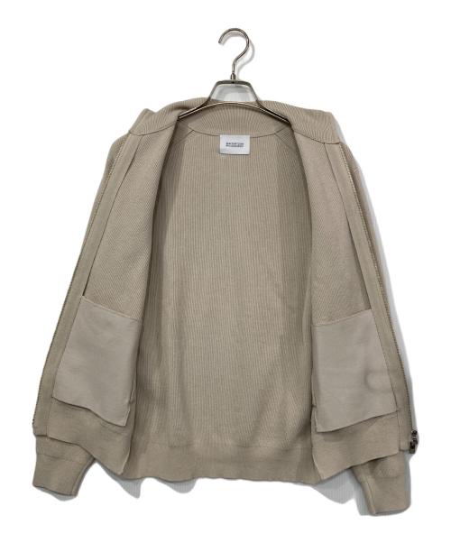 MACKINTOSH PHILOSOPHY（マッキントッシュ フィロソフィー）MACKINTOSH PHILOSOPHY (マッキントッシュ フィロソフィー) 片畦プレーティング ジップアップニット ベージュ サイズ:40の古着・服飾アイテム