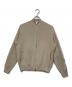 MACKINTOSH PHILOSOPHY（マッキントッシュ フィロソフィー）の古着「片畦プレーティング ジップアップニット」｜ベージュ