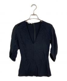 STELLA McCARTNEY（ステラマッカートニー）の古着「Melody Vネック ブラウス」｜ブラック