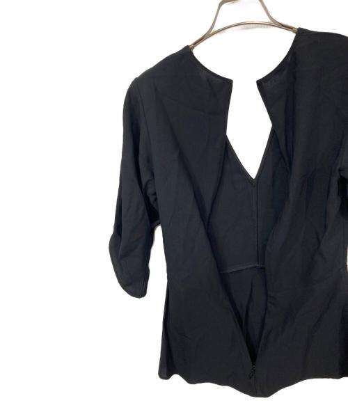 STELLA McCARTNEY（ステラマッカートニー）STELLA McCARTNEY (ステラマッカートニー) Melody Vネック ブラウス ブラック サイズ:34の古着・服飾アイテム