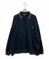 FRED PERRY（フレッドペリー）の古着「別注ピケ スウェット ポロシャツ」｜ブラック