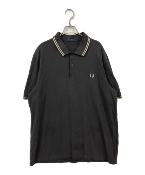 FRED PERRY（フレッドペリー）FRED PERRY (フレッドペリー) ポロシャツ ブラック サイズ:2XLの古着・服飾アイテム