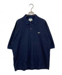 LACOSTE（ラコステ）の古着「鹿の子ポロシャツ」｜ネイビー
