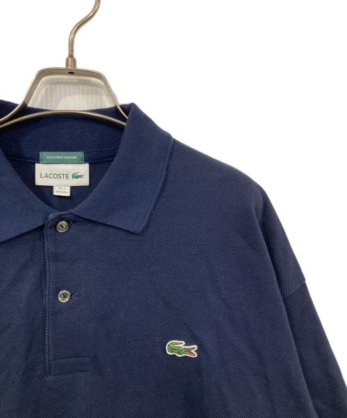 LACOSTE（ラコステ）LACOSTE (ラコステ) 鹿の子ポロシャツ ネイビー サイズ:2XLの古着・服飾アイテム