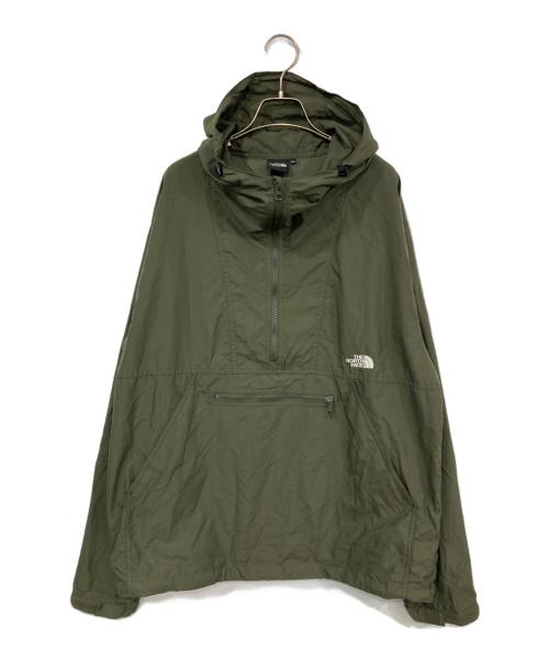 THE NORTH FACE（ザ ノース フェイス）THE NORTH FACE (ザ ノース フェイス) コンパクトアノラックパーカー オリーブ サイズ:2XLの古着・服飾アイテム