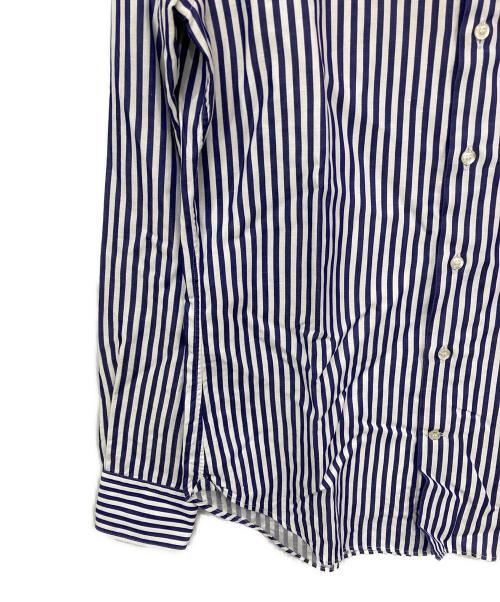 ETRO（エトロ）ETRO (エトロ) ストライプシャツ ホワイト×ブルー サイズ:39の古着・服飾アイテム
