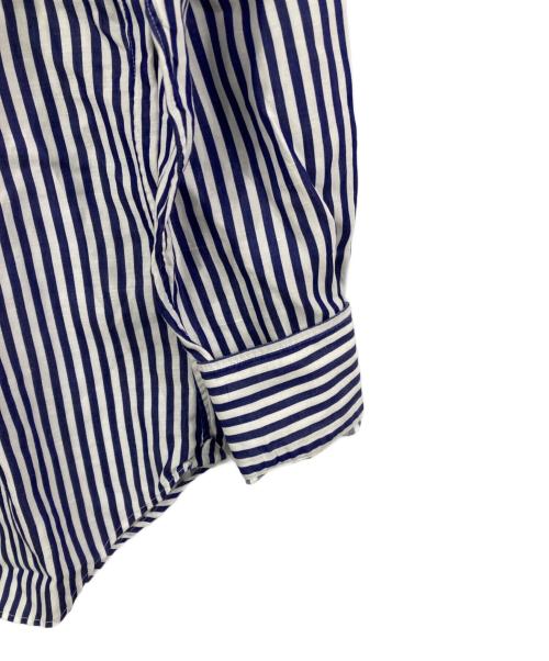 ETRO（エトロ）ETRO (エトロ) ストライプシャツ ホワイト×ブルー サイズ:39の古着・服飾アイテム